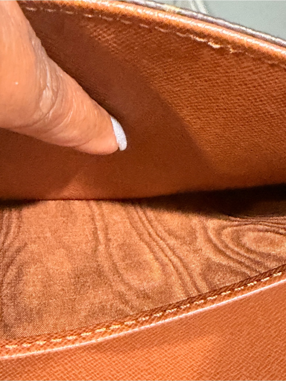 Louis Vuitton Pochette Dame GM Preowned -TH1910 With COA - Picture 14 of 17